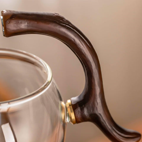 Zurucily regalo Kungfu de té de vidrio, opción elegante para festividades