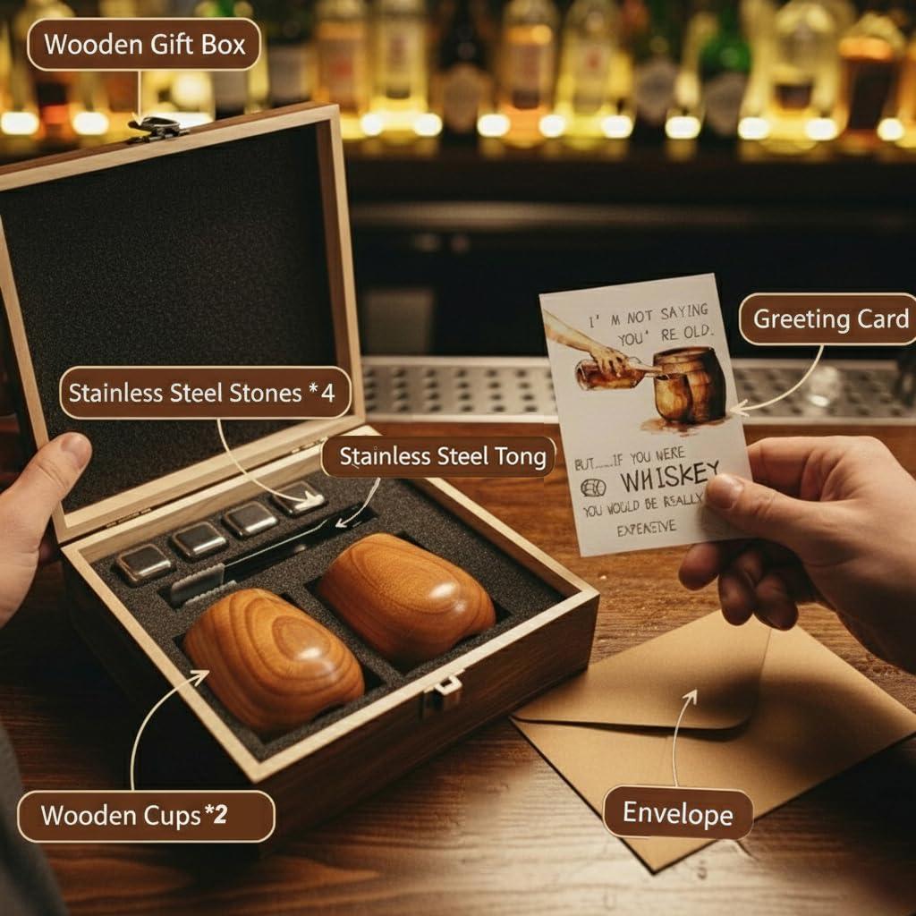 Cubos de hielo de acero inoxidable Zviuoika para bebidas bien frías.