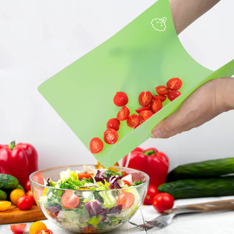 ZVP tabla azul claro con icono cebolla para aromáticos en la cocina
