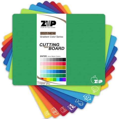 ZVP tabla roja con icono carne para clasificar ingredientes con claridad