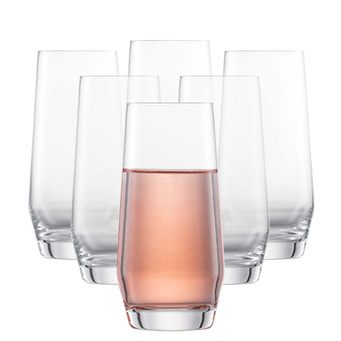 Vaso Zwiesel Glas Pure Longdrink ideal para cócteles largos en la mesa.