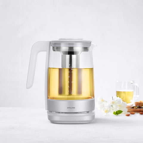 Cuerpo de vidrio borosilicato resistente a cambios de temperatura.