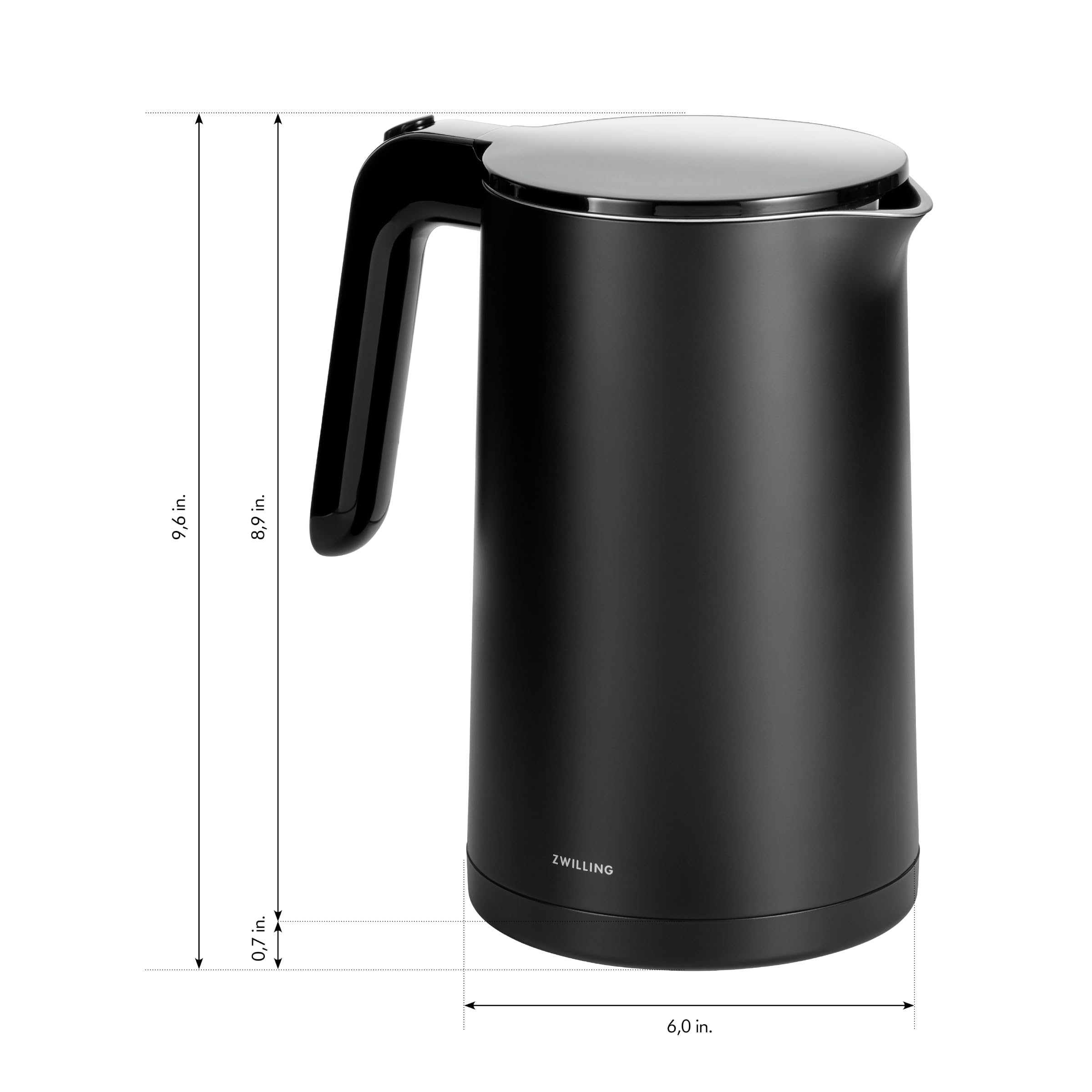 Interior de acero inoxidable con calentador oculto de la tetera ZWILLING