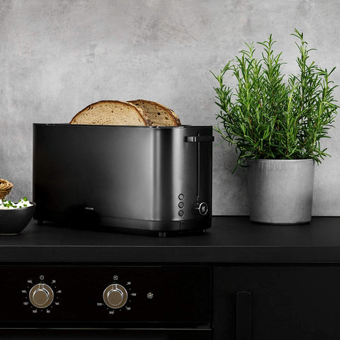 Diseño negro elegante de la tostadora ZWILLING Enfinigy.