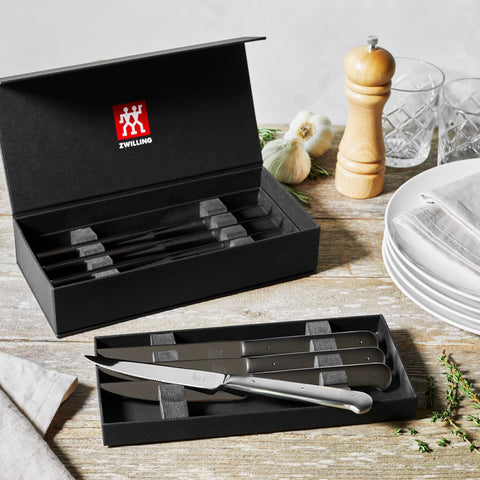 Estuche negro de Zwilling para regalo o almacenamiento seguro