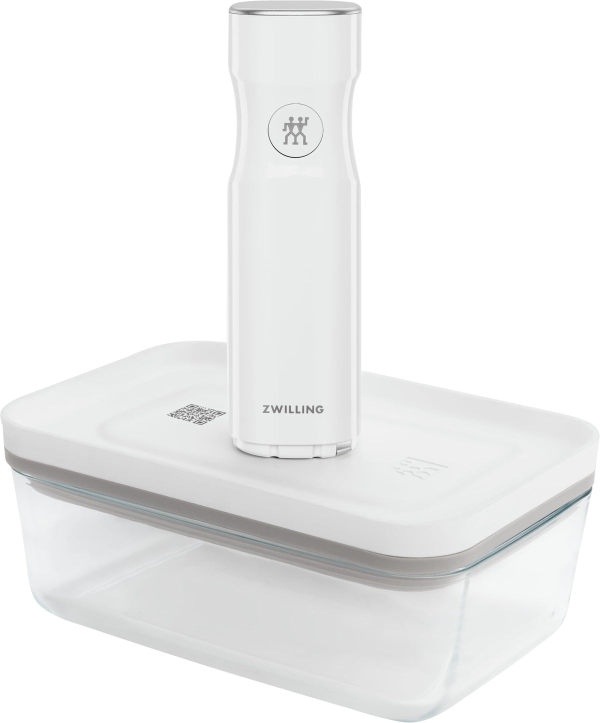 ZWILLING Fresh Save: uso del dispositivo a mano para sellar bolsas rápidamente.