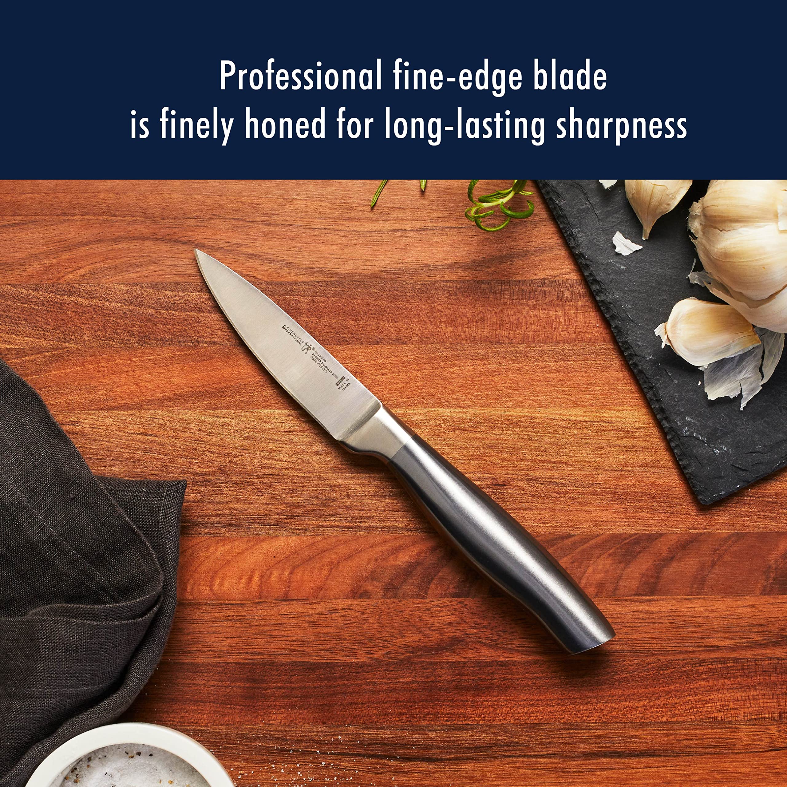 Cuchillo pan Zwilling Graphite de 8 pulgadas para rebanar pan uniforme.