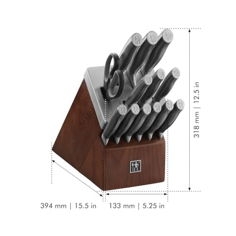 Cuchillo pelador Zwilling Graphite de 3 pulgadas para trabajos pequeños y precisos.