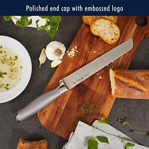 Cuchillo pan ZWILLING Modernist de 8 pulgadas para rebanadas uniformes.