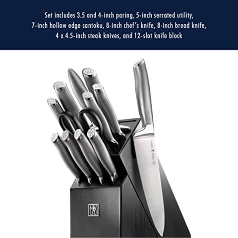 Tijeras de cocina y afilador ZWILLING Modernist de 9 pulgadas para mantenimiento.