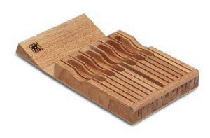 ZWILLING organizador con afilador integrado, para cuchillos de hasta 10 pulgadas.