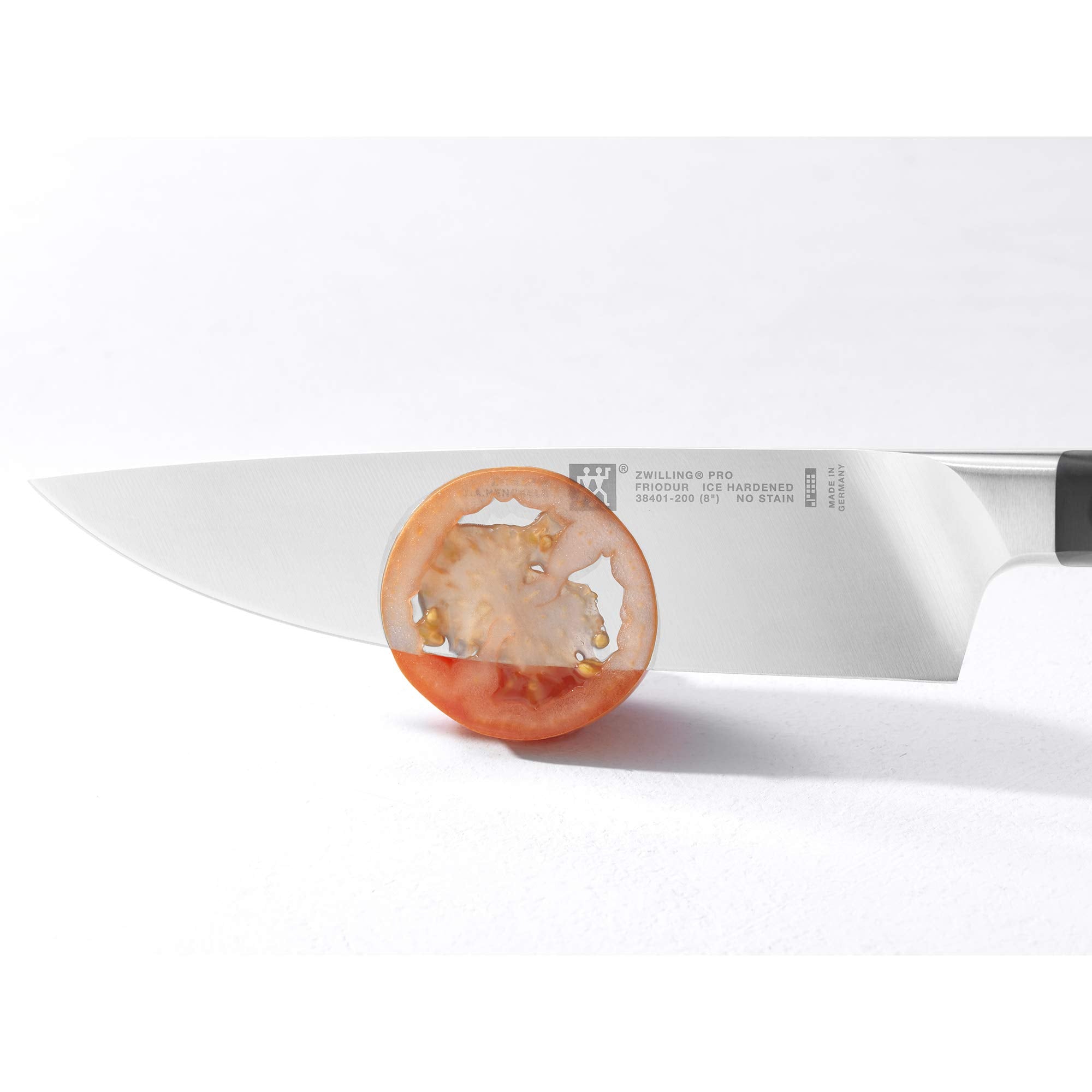 Zwilling Pro 8 pulgadas cuchillo chef punta precisa para rebanar con control