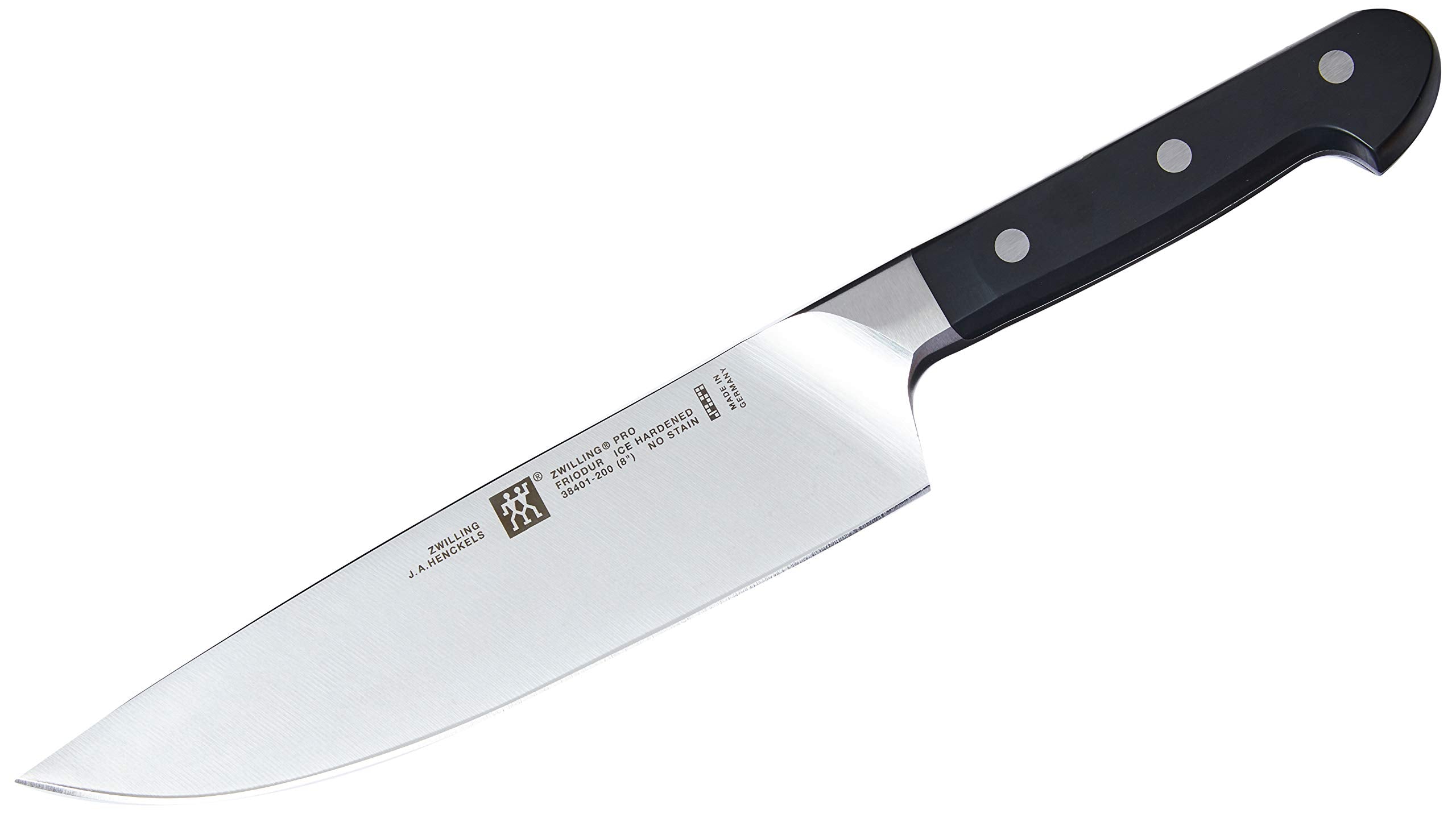 Hoja Friodur de Zwilling Pro para afilado estable y resistencia.