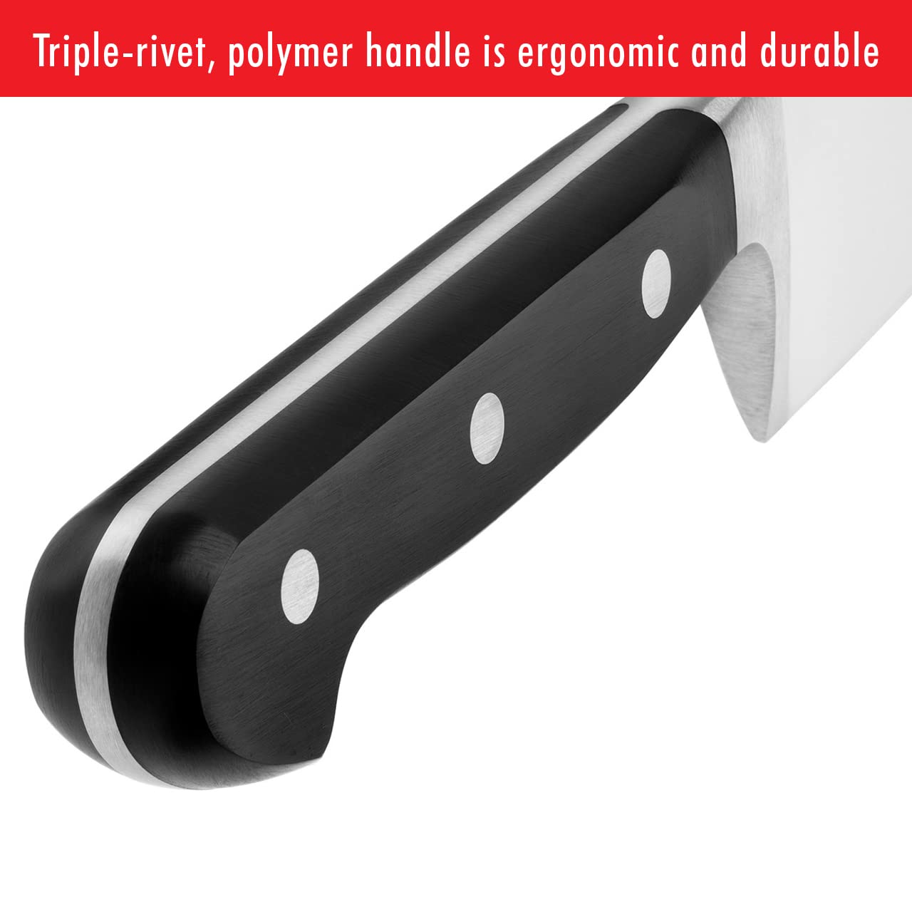 Zwilling Professional S, borde Granton para cortes uniformes y rápidos.