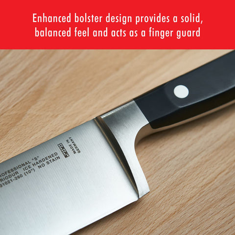 Zwilling Professional S, Friodur templado, alta resistencia a la corrosión.