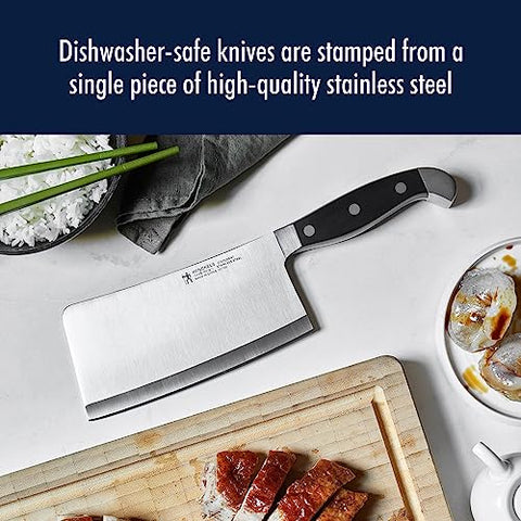 ZWILLING Henckels Statement, mango con remaches triples para control y equilibrio.