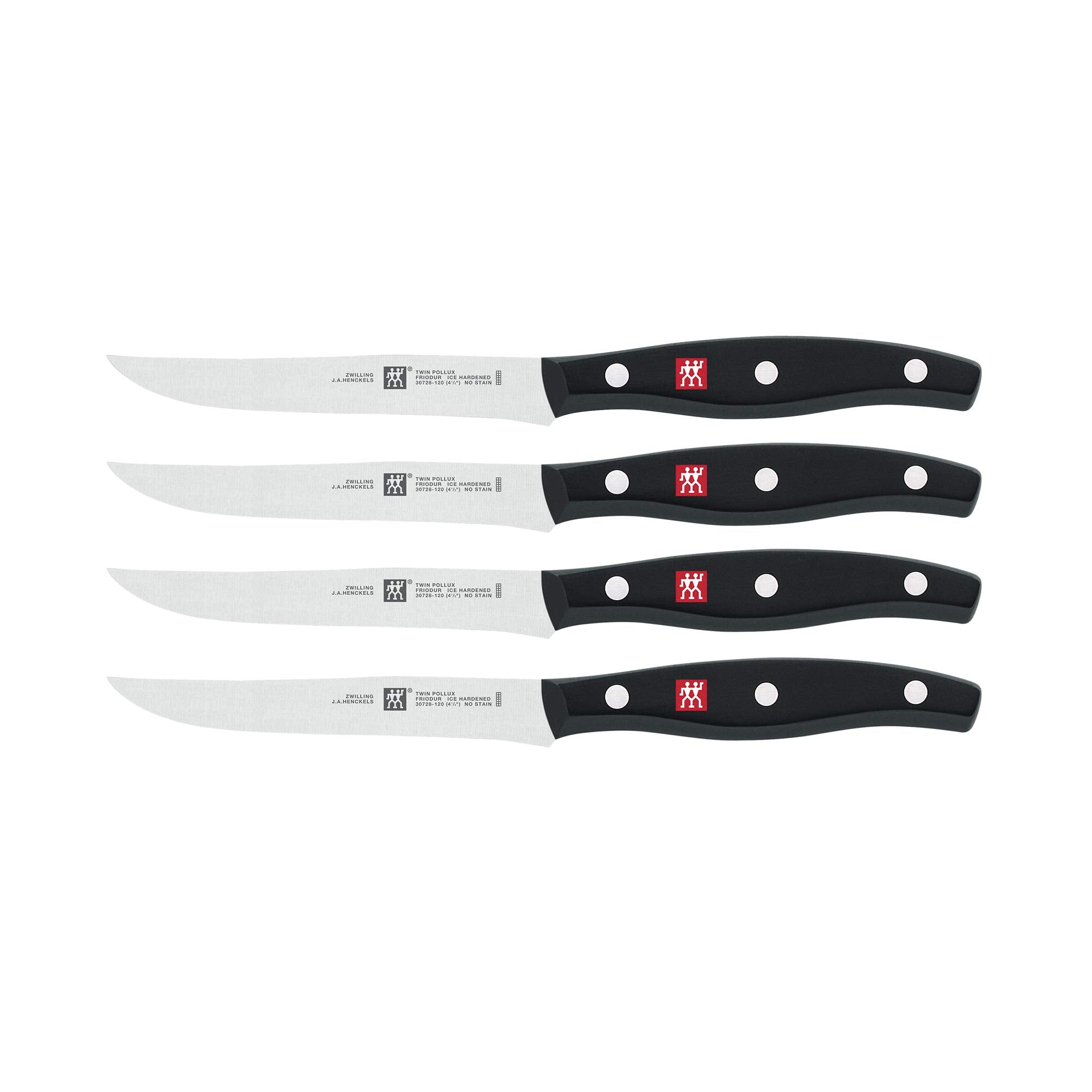 cuchillos zwilling para bistec de 4,5 pulgadas, cortes precisos