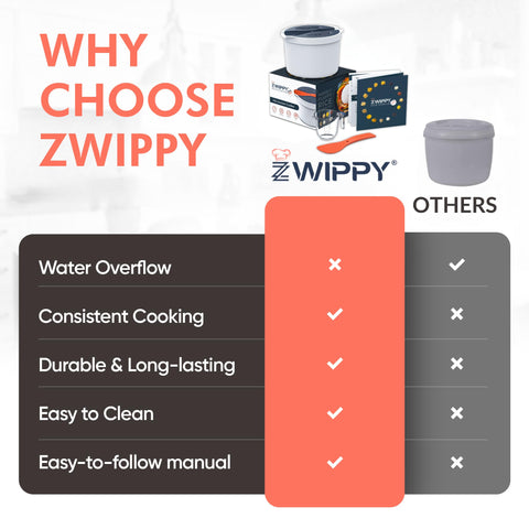 Zwippy verduras al vapor listas para una comida saludable