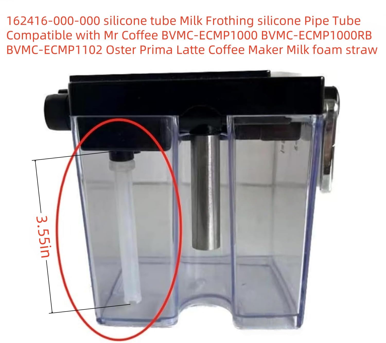 ZWYNQHH tubo silicona repuesto para ECMP1106, ayuda a mantener rendimiento.