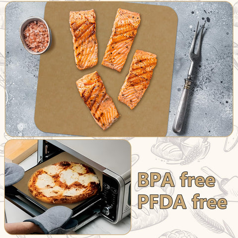 ZYP papel pergamino uso versátil para freidora de aire y horno.