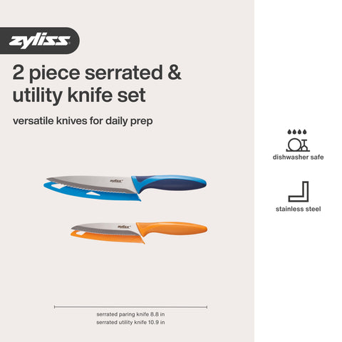 Cuchillo Zyliss apto para lavavajillas facilita la limpieza.