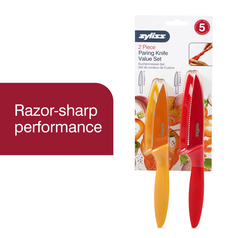 Cuchillo pelar Zyliss con mango ergonómico para mayor precisión.