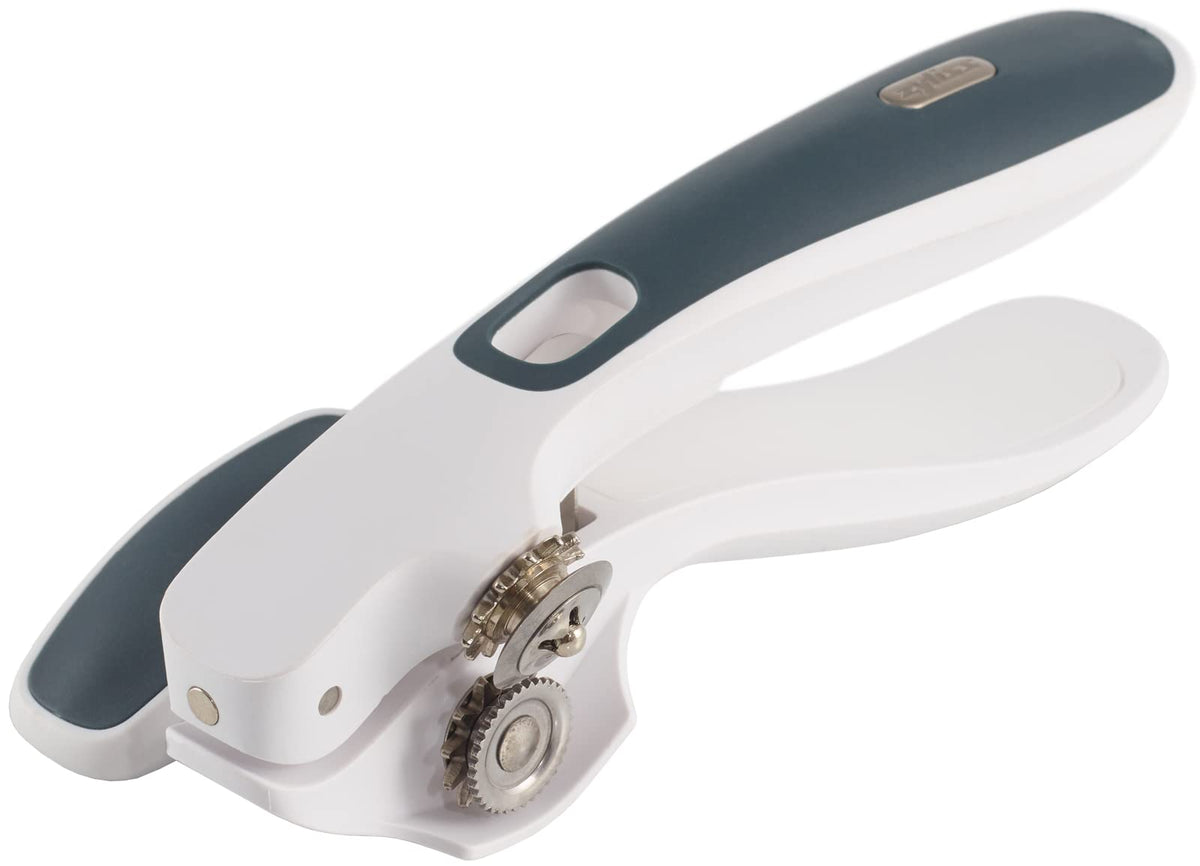 Zyliss E930043 abrelatas-bloqueo-levantamiento para abrir latas sin tocar bordes afilados.