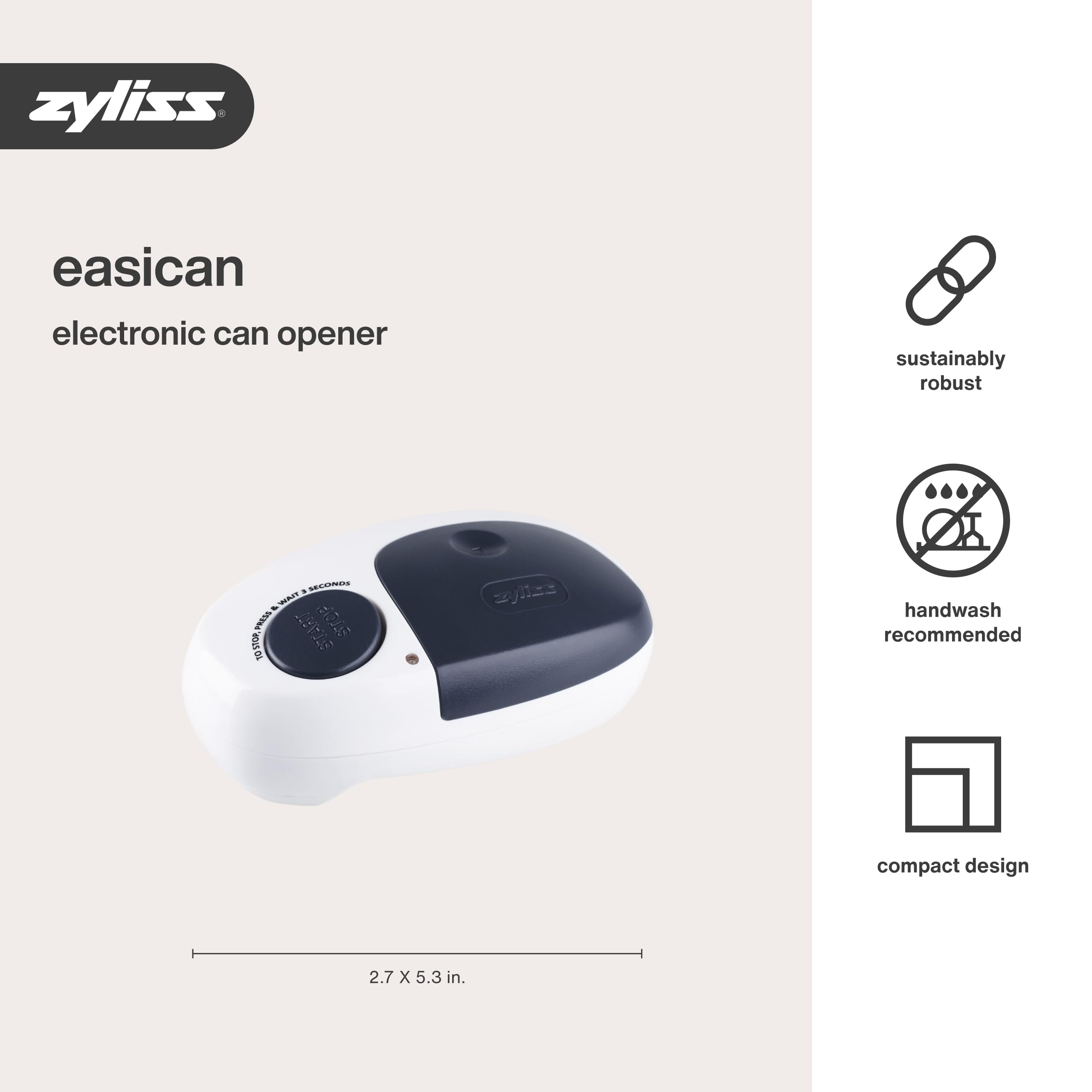 Zyliss EasiCan diseño manos libres ideal para cocinas