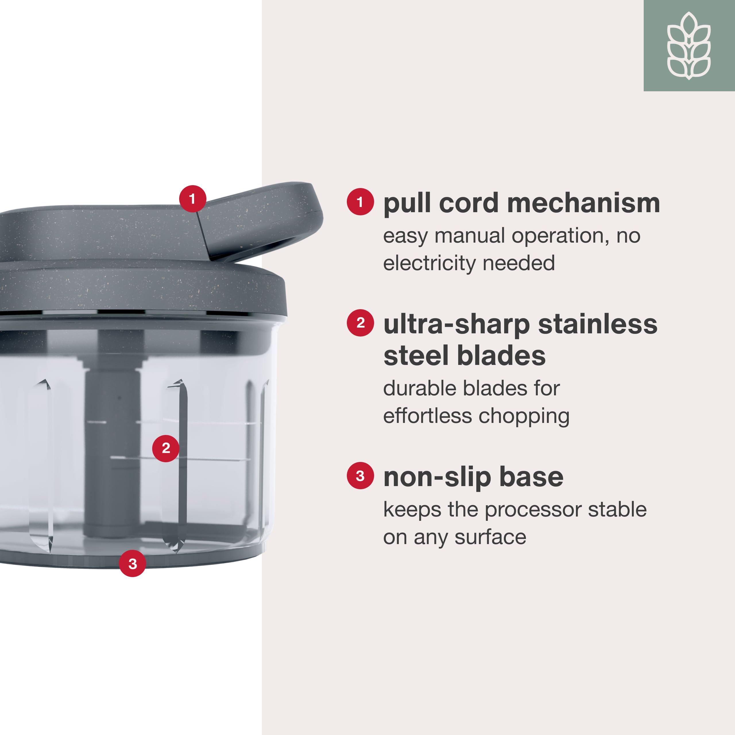 Zyliss Easy Pull: ajuste de espesor para cortes uniformes