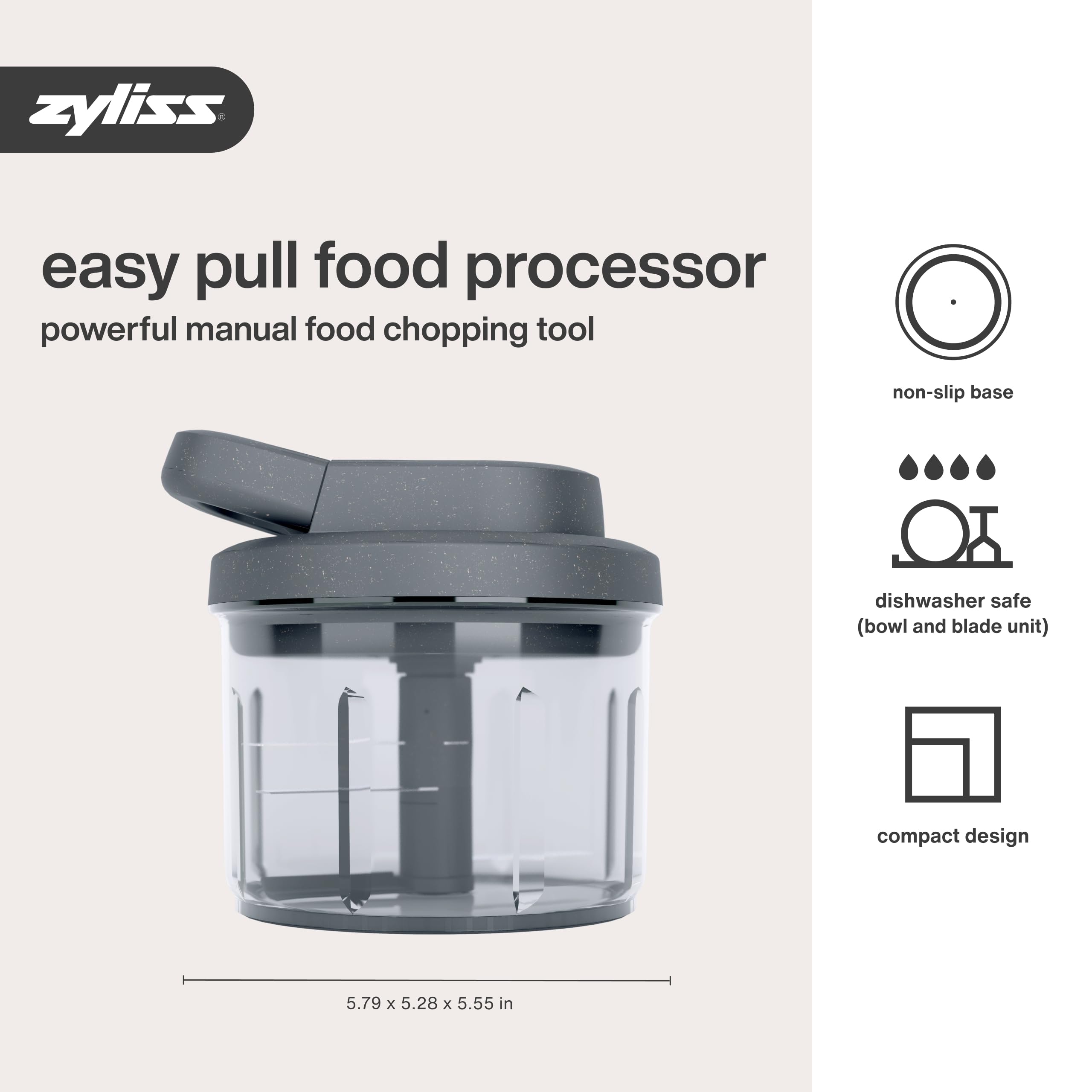 Zyliss Easy Pull: mango ergonómico y manejo cómodo