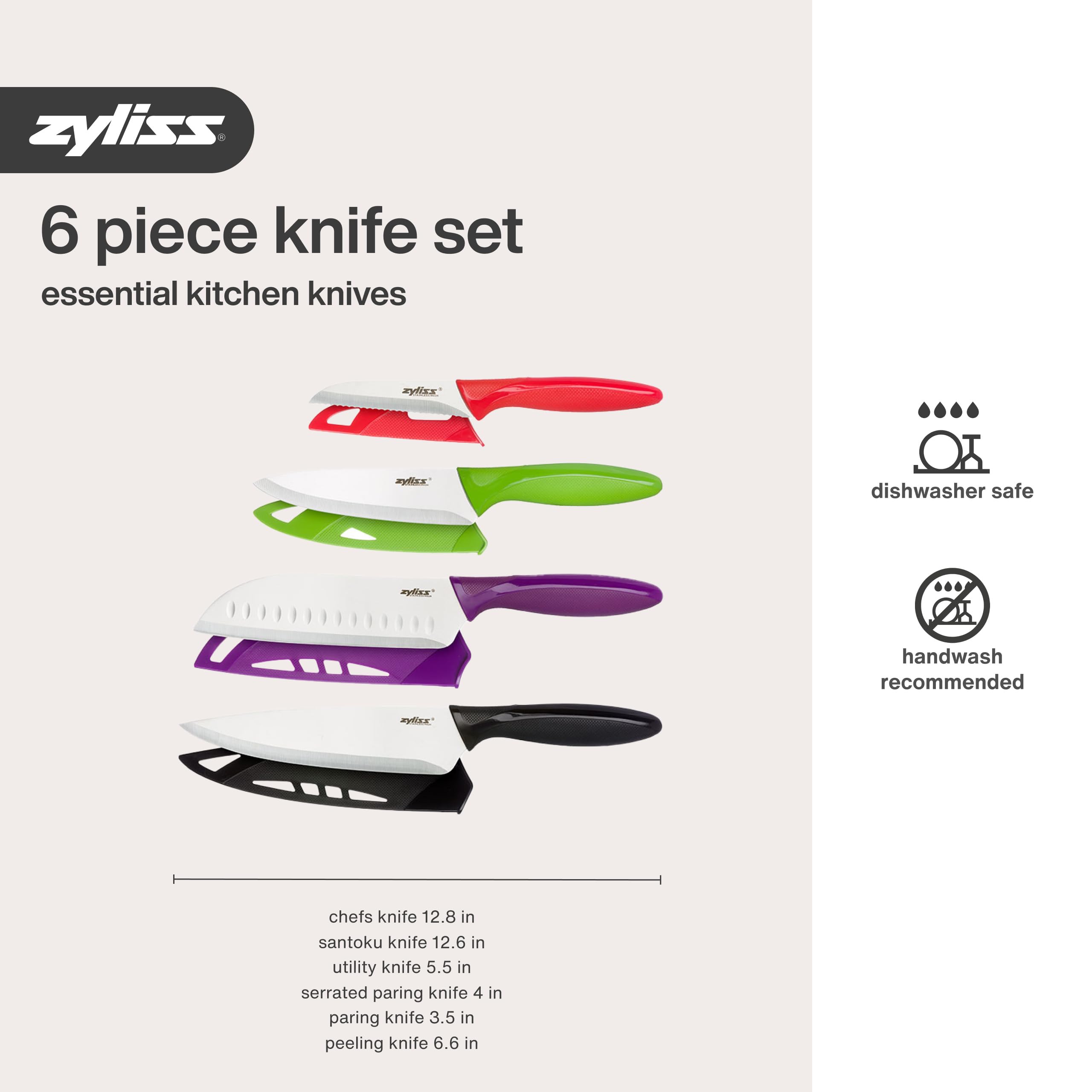 Cuchillo dentado Zyliss: precisión en cortar pan ligero.