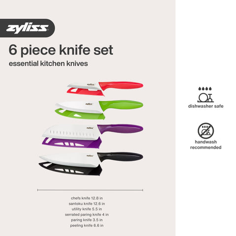 Cuchillo dentado Zyliss: precisión en cortar pan ligero.