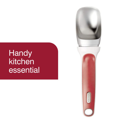 Mango ergonómico de Zyliss Right Scoop para un agarre cómodo.