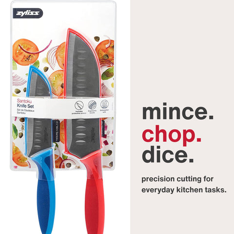 Zyliss santoku de 7 pulgadas para cortes precisos en la cocina