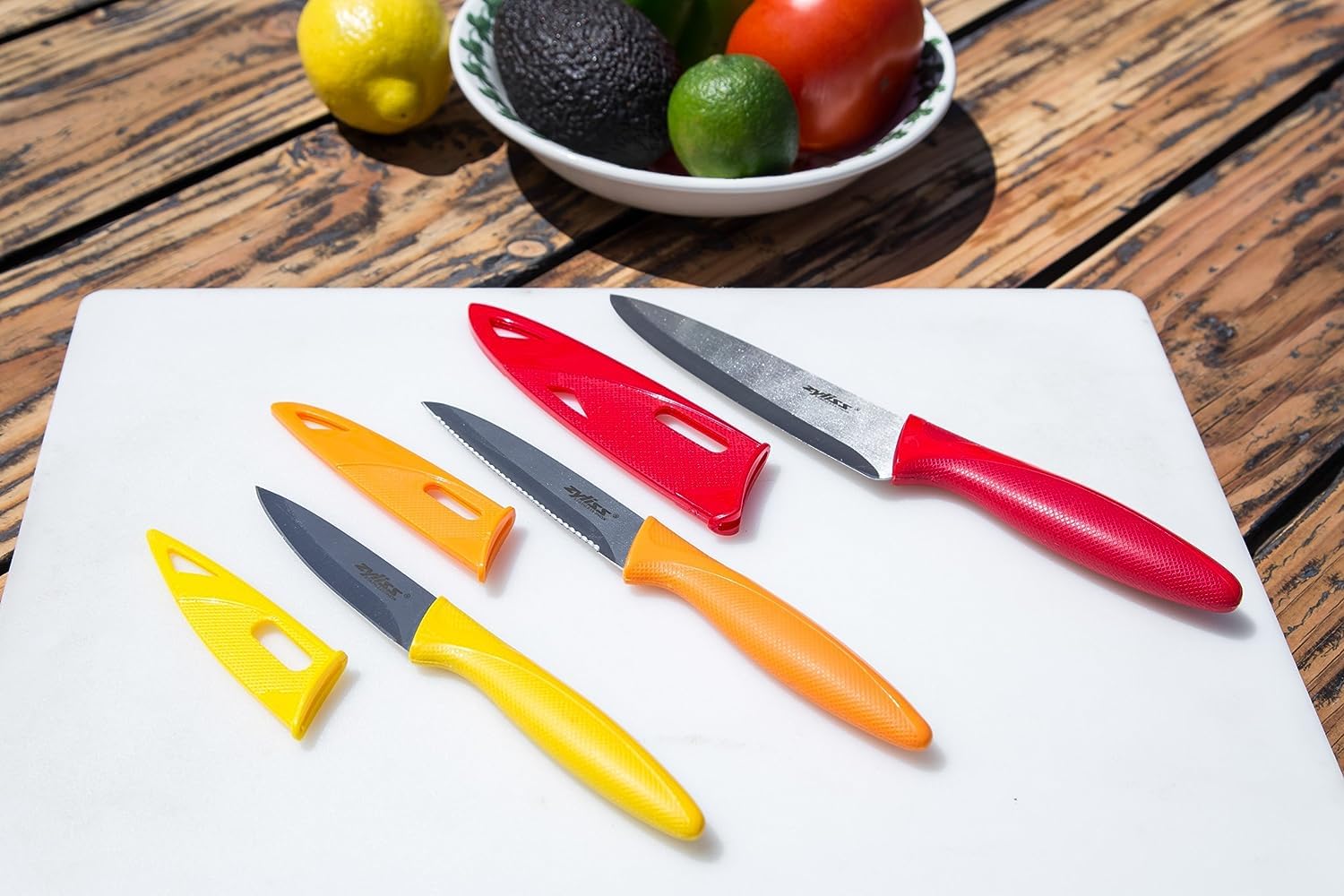 Conjunto de cuchillos Zyliss para carne, verduras y fruta.
