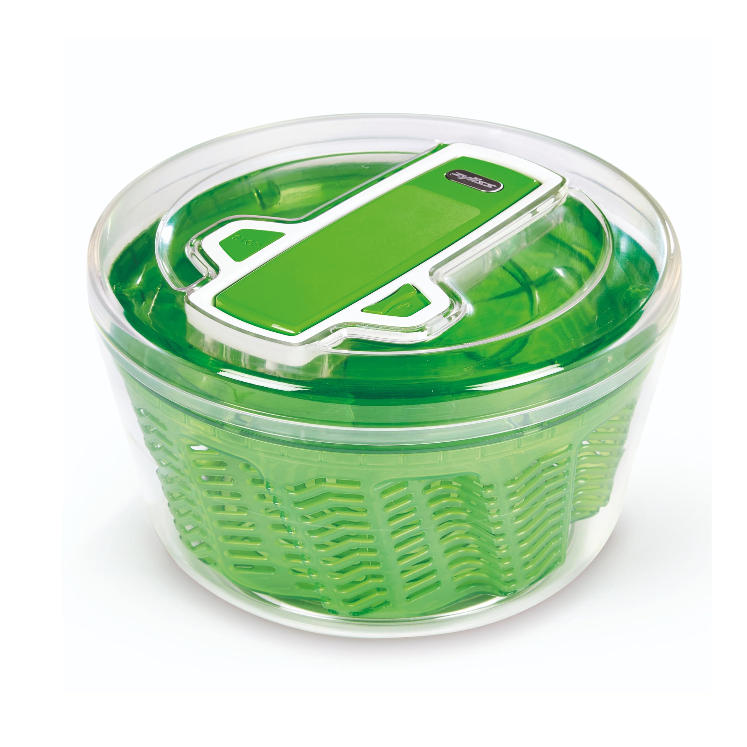 Centrífuga de ensalada grande Zyliss Swift Dry para secar rápido y mantener hojas crujientes