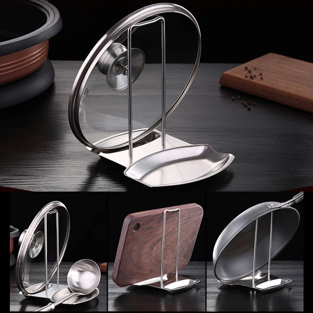 ZYLONE estante-tapas-cocina: almacenamiento práctico para tapas y accesorios.