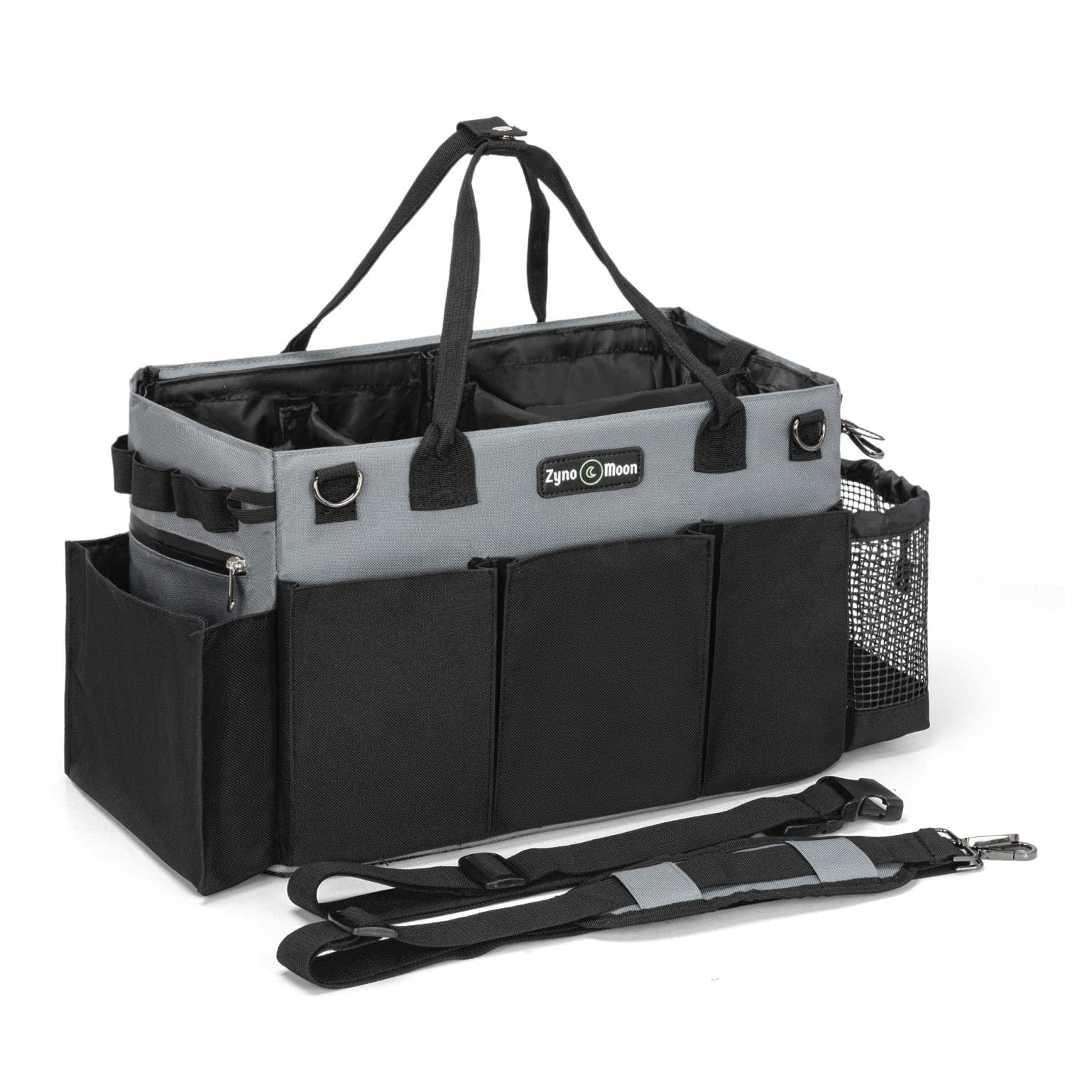 Zyno Moon bolsa de limpieza portátil con forro impermeable para evitar derrames.