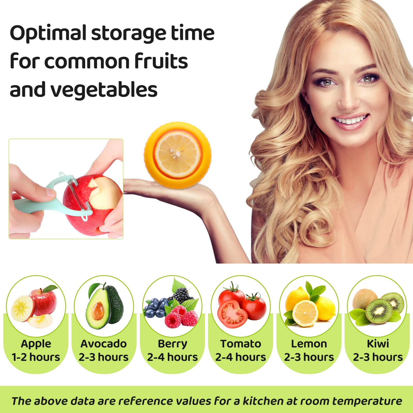 Zyphora diseño fruta: forma divertida para identificar rápidamente los alimentos.