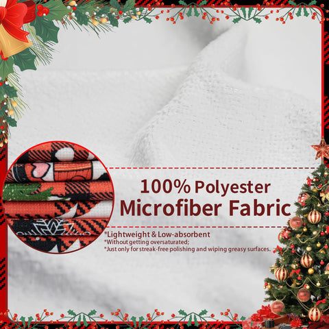 ZYQEXA: toallas versátiles para cocina y baño, aptas como regalo navideño.