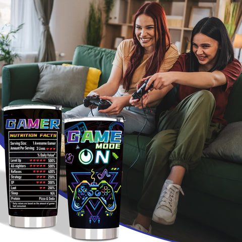 ZyraGleam Tumbler conserva temperatura durante horas para largas sesiones de juego