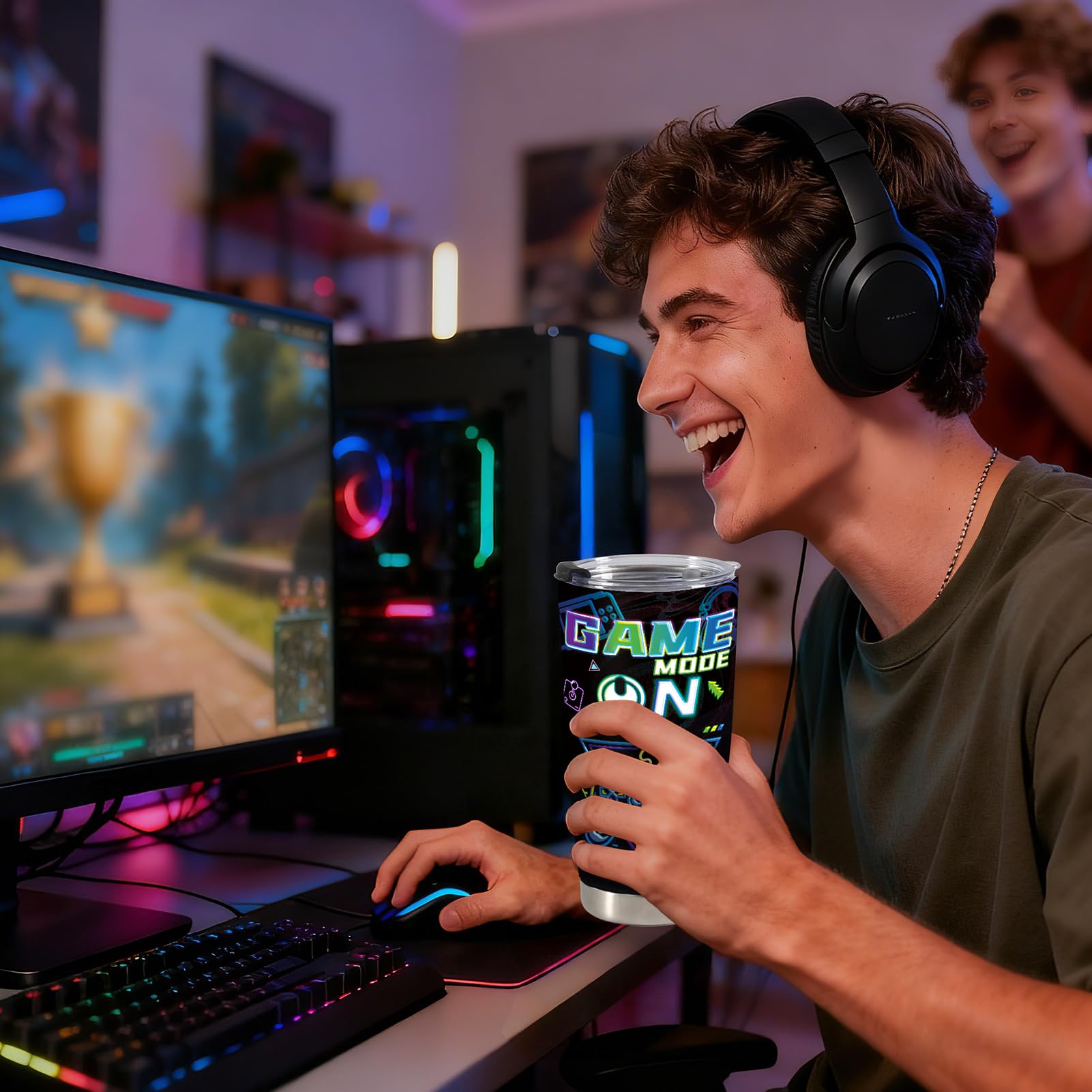 Tapa sin BPA del ZyraGleam Tumbler para beber seguro y sin derrames