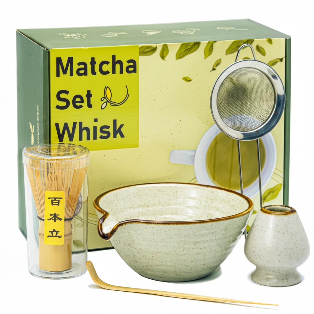 Tazón Zzlright para matcha con pico para verter con control