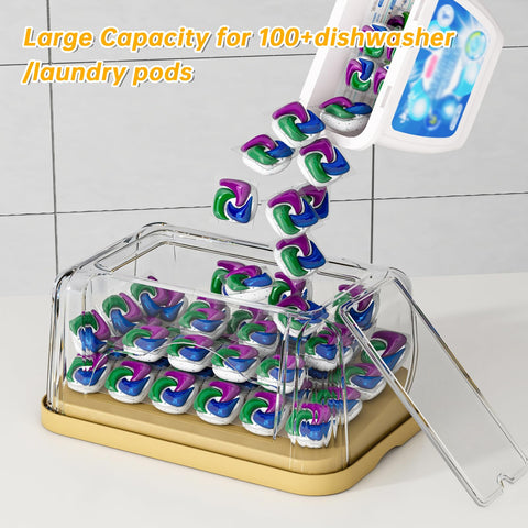 zzwillb tapa superior compartimento pods, fácil acceso diario para usos frecuentes